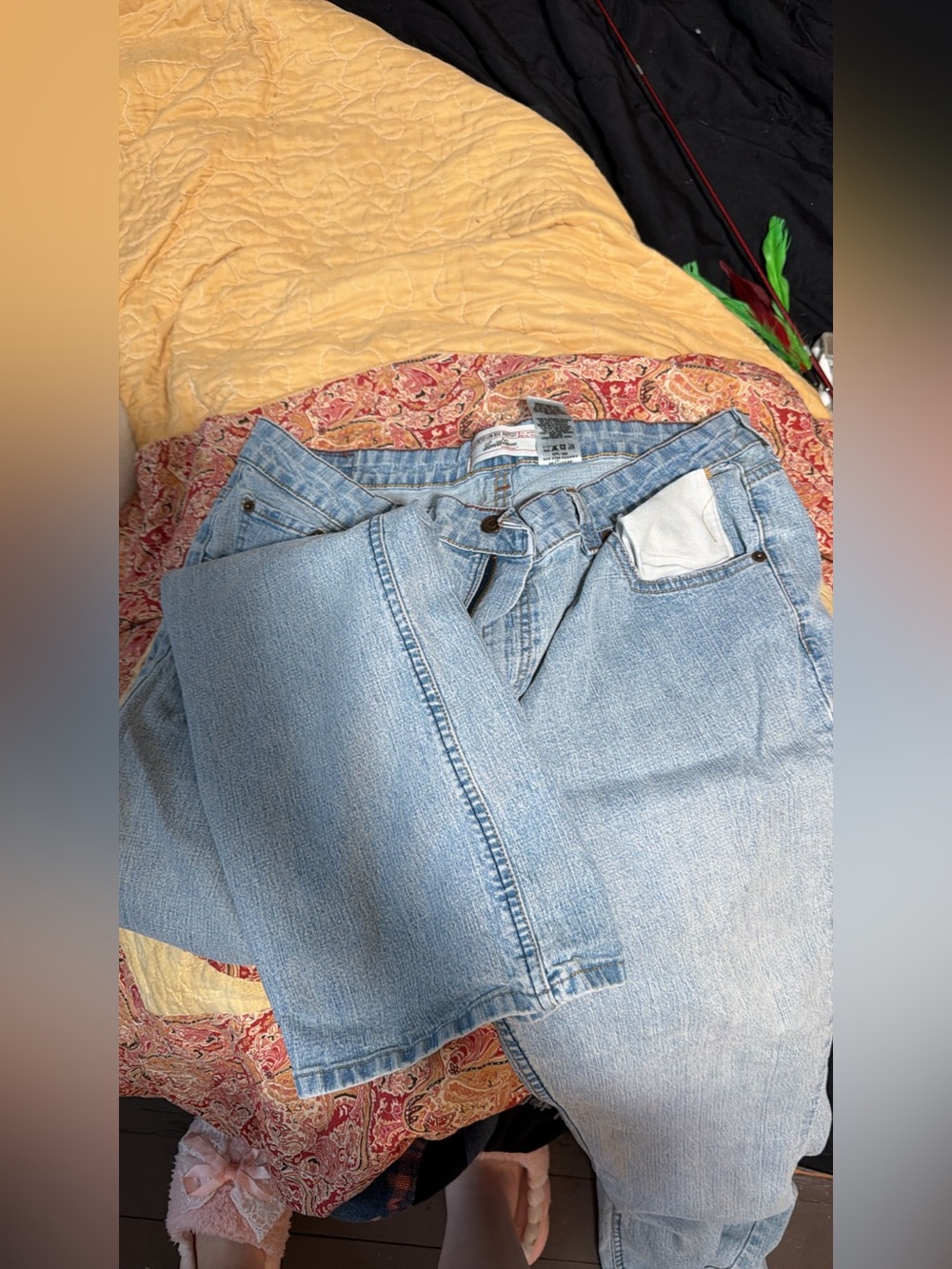 Light Wash High-Rise Mom Jeans